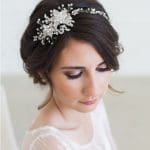 Opaska na włosy do ślubu (fot. etsy.com, GildedShadows)
